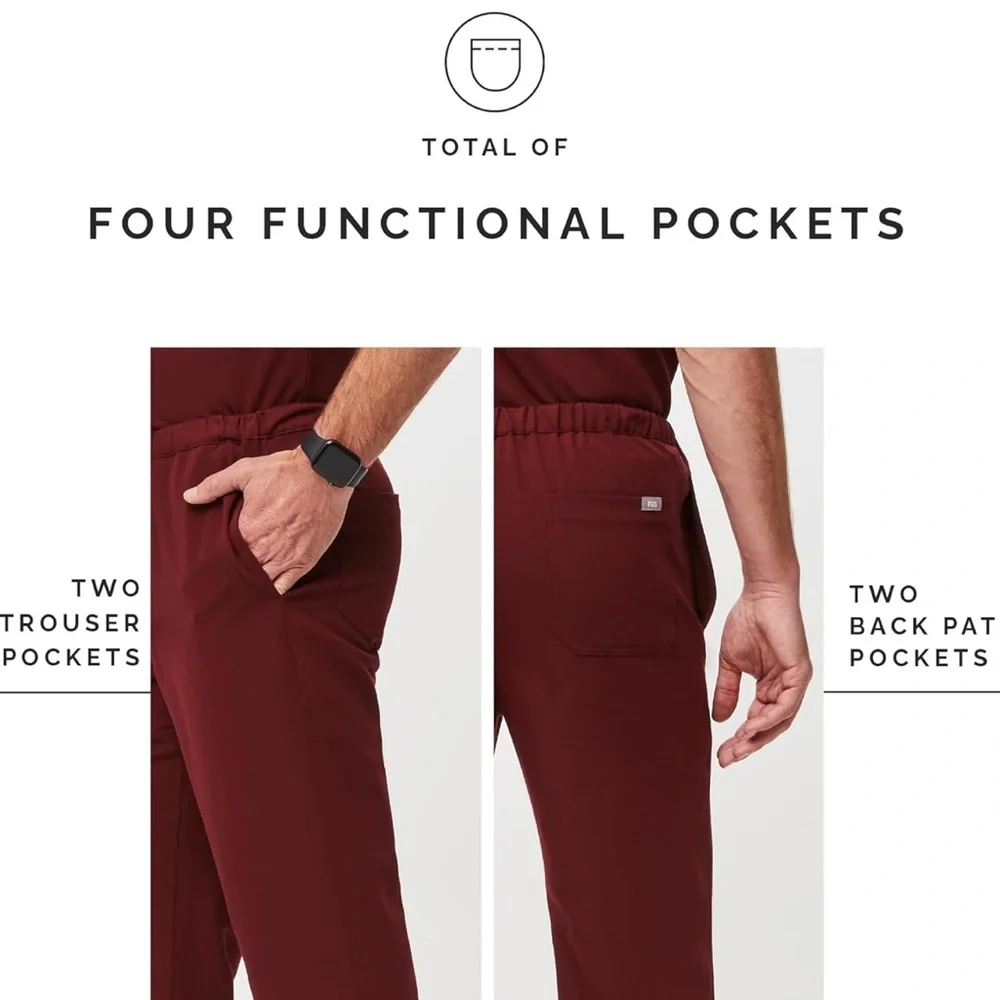 🛼Figs Men's pisco basic scrub pants for men M/XXL Tall color BND NWT